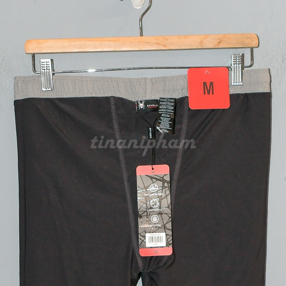 Spyder Active Men's Performance Proweb Stretch Shorts IN BLACK , GRAY