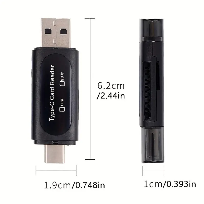 Card Reader USB 3.0 Type C Micro SD TF OTG Smart Memory Adapter Laptop Computer