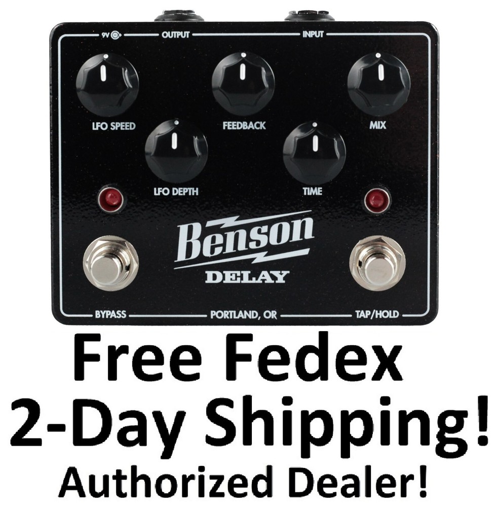 New Benson Delay Guitar Effects Pedal