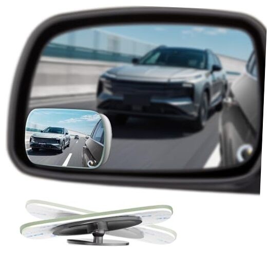 Blind Spot Mirrors 2 Pack, Frameless Side Mirror Blindspot Rectangle-2pcs