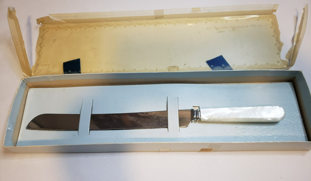 Sheffield Treasure Masters 12" Wedding Knife with Original Box