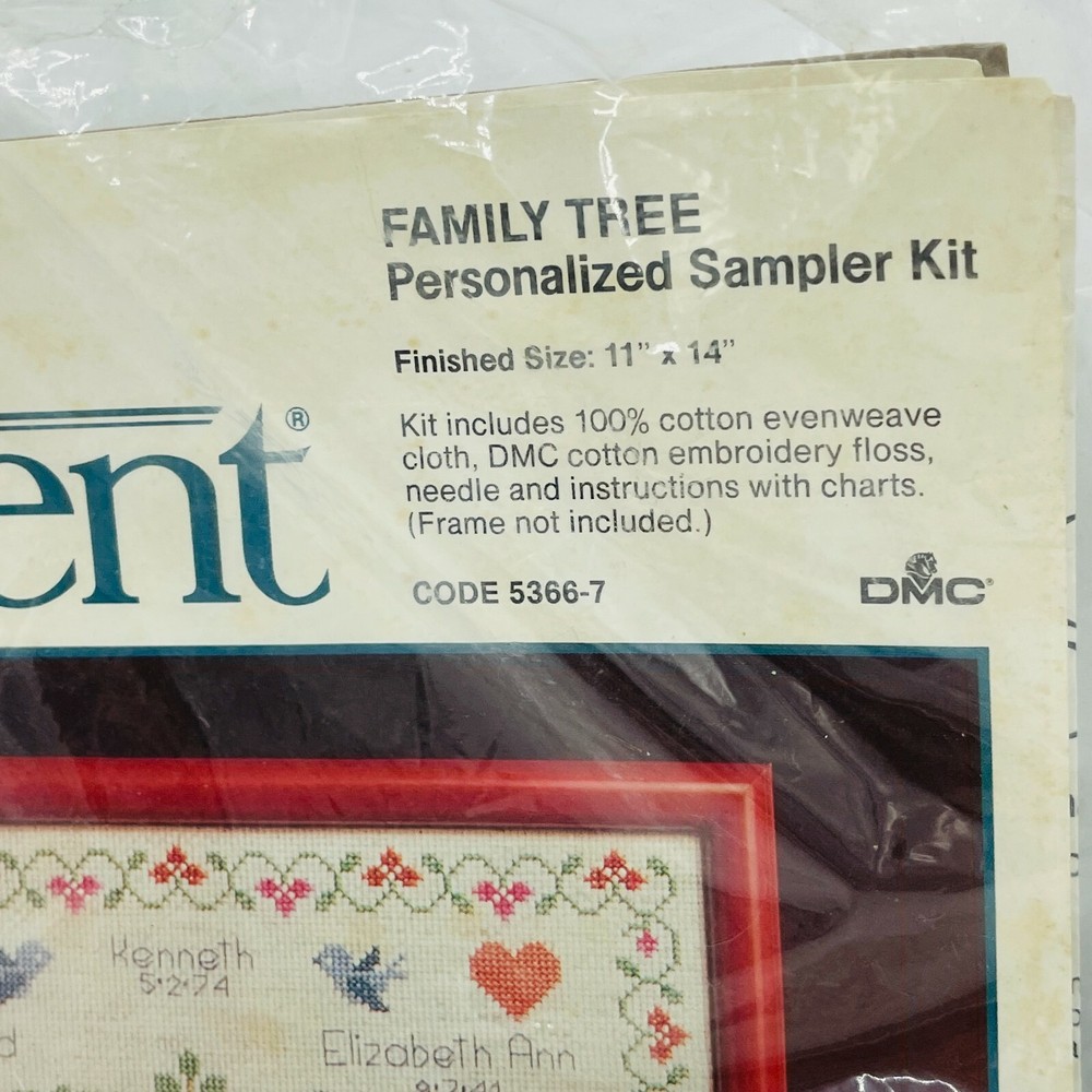 1987 Current Family Tree Personalized Sampler Kit 11" x 14"