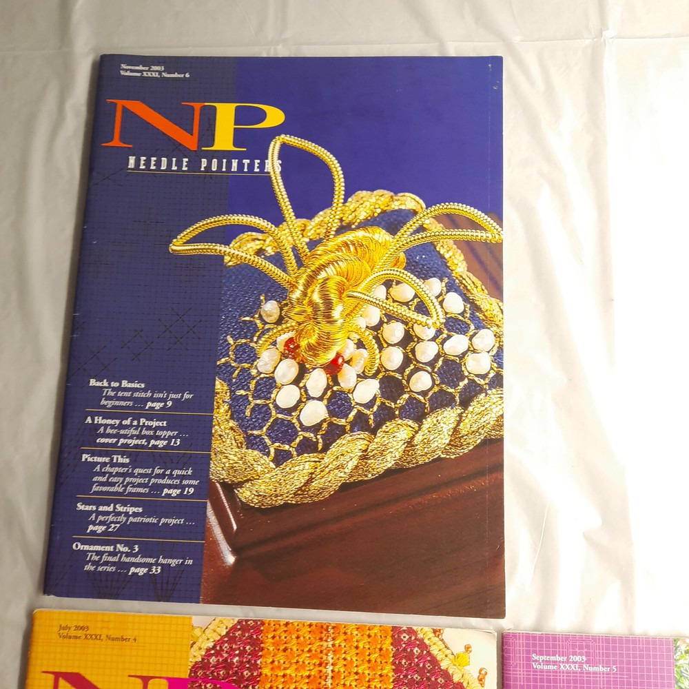 Needle Pointers Magazine Lot 2003 Partial Year 5 Issues