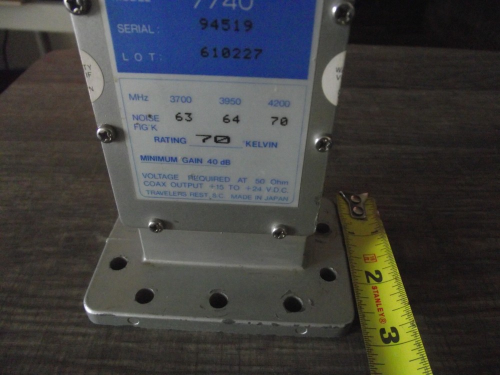 SPACE VISION LOW NOISE AMPLIFIER MODEL 7740