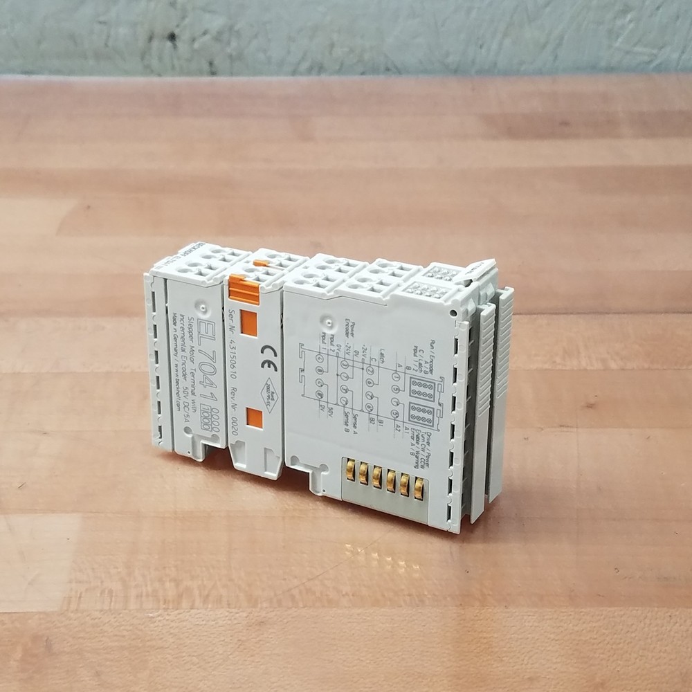 Beckhoff EL7041 EtherCAT Terminal, 1-Channel Motion Interface, 50Vdc, 5A - USED