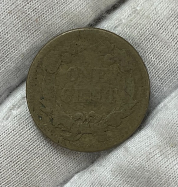 1858 US Flying Eagle Cent Low Grade