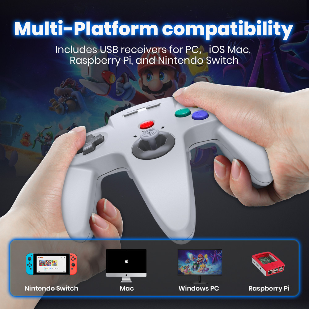 Switch N64 Controller-For Nintendo Switch NSO Edition MAC Switch 2 PC Windows