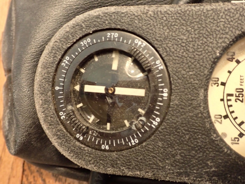 Pennform Scubapro Scuba Console & Princeton Bottom Timer Nice Untested