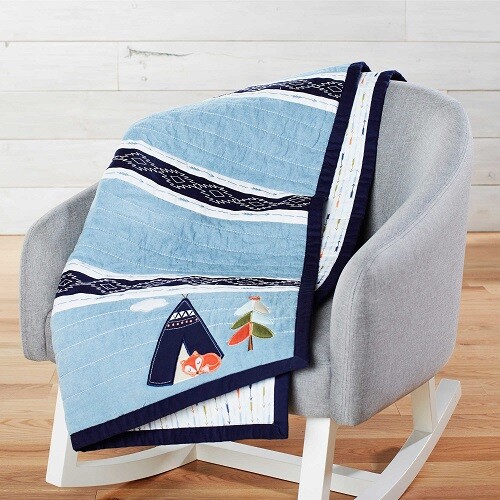Just Born Adventure 7-Pc Crib Bedding Set Include Mobile/Blanket ++*New*