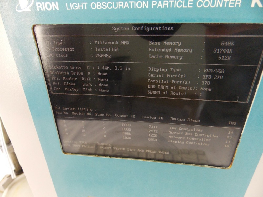 Rion KL-04 Light Obscuration Particle Counter