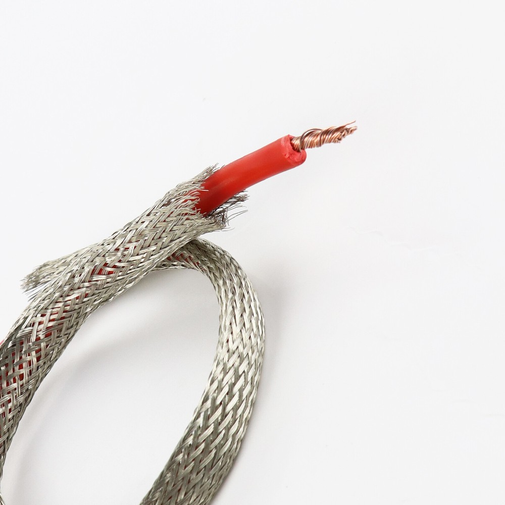 Wire Shielding Ground Straps Braided Copper Tinned Electrical Cable Sleeves Lot