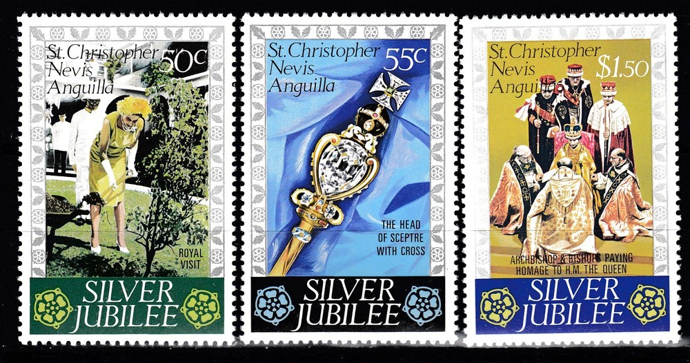 St.Christopher-Nevis-Anquilla 325-27, 25 Years Regency Elisabeth