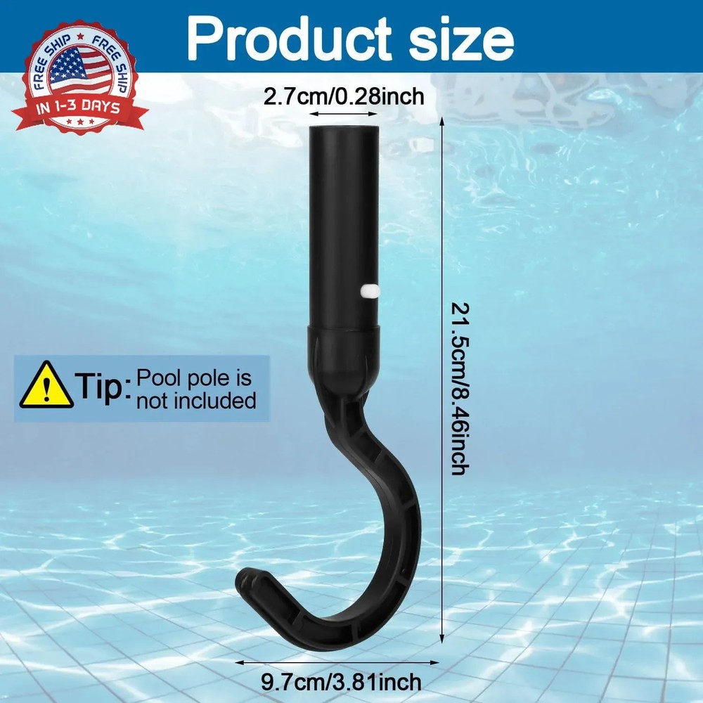 Hook for All Robotic Pool Cleaner, Accessories Hook Swimming Pool Hooks for Pole
