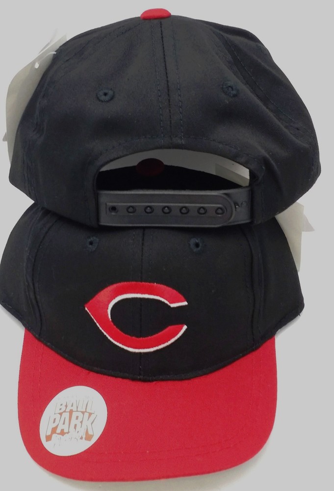Cincinnati Reds Hat Infant Black/Red Cotton Twill Hat