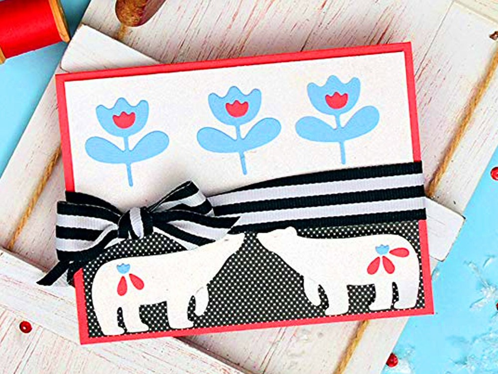 New, Retired Sizzix Thinlits Christmas Elements 10pc #663413 Retail $19.99 Jones