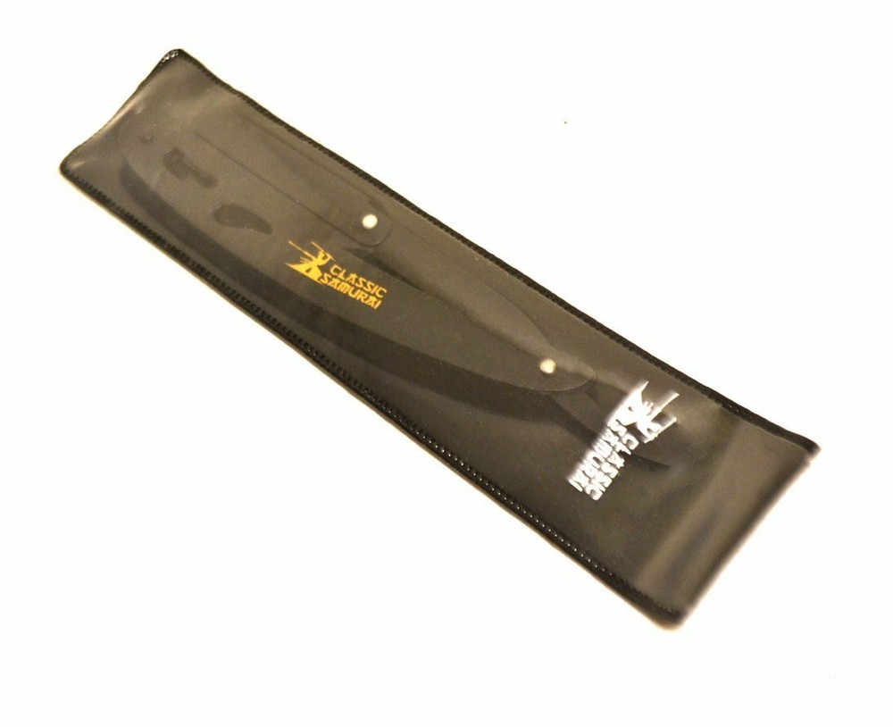 Classic Samurai Matte Black Folding Straight Razor + 100 Lord Single Blades