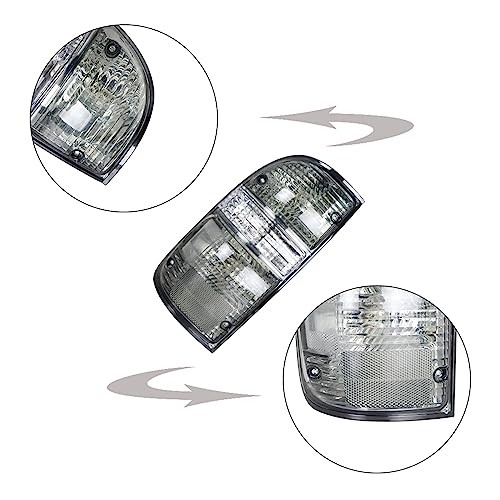 2-Pack Tail Lights Assembly Smoked with Bulbs Driver & Passenger Side