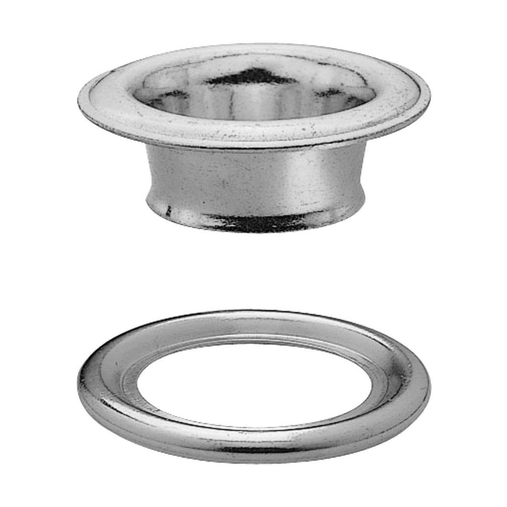 Eyelets with washers 14 mm black oxidized with tools 10pc