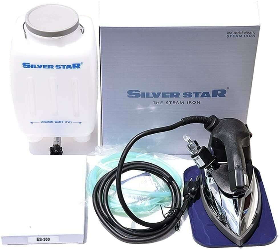 Gravity- Feed Steam Iron ~ Silver star ES-300