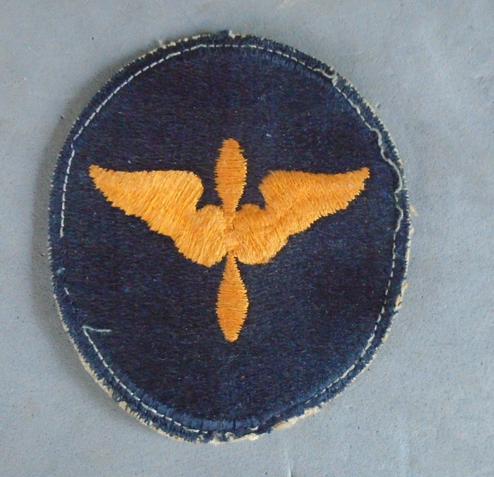 US Army Air Force cadet patch, black