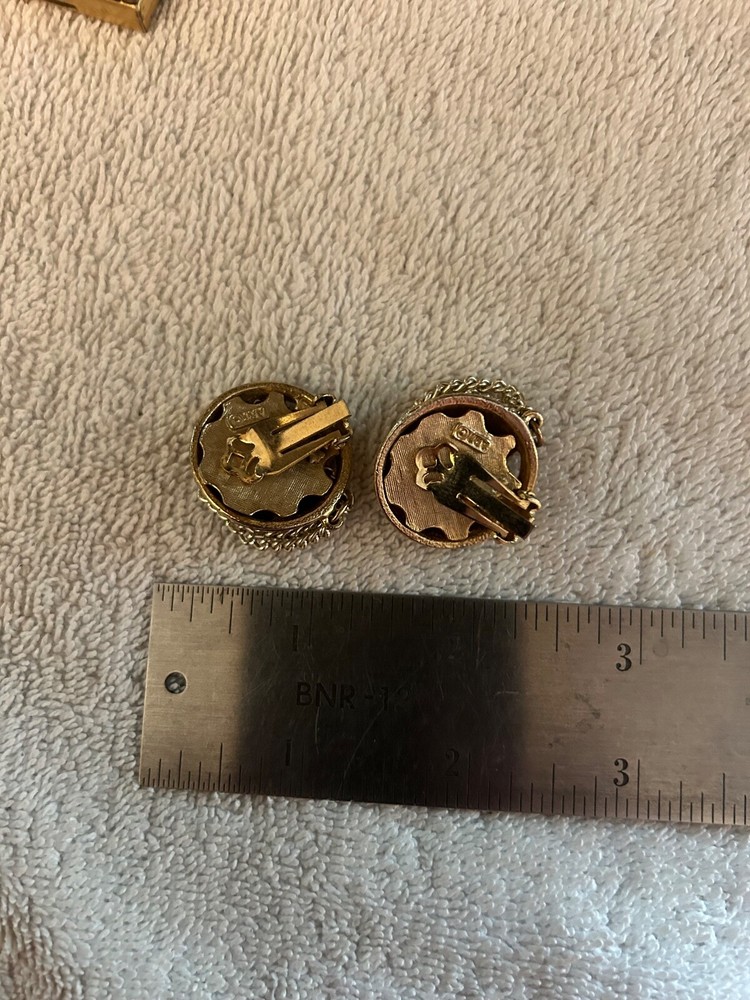 Vintage ART Clip Earrings