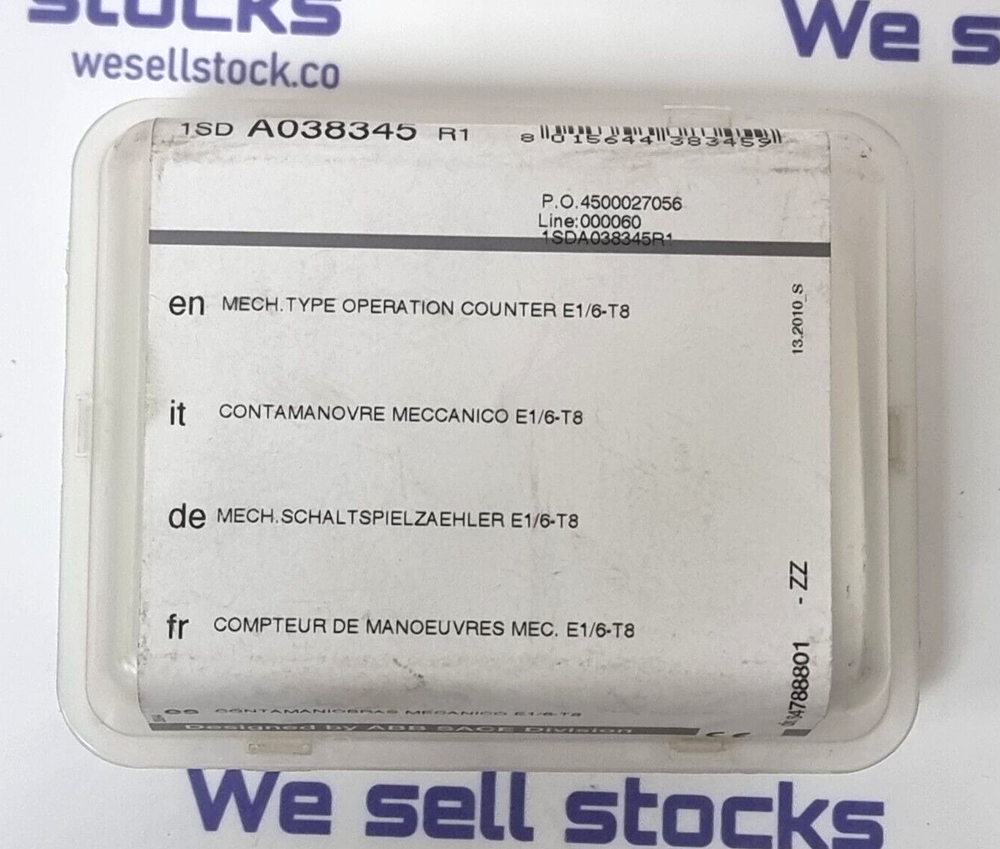ABB 1SDA038345R1 Mechanical Operation Counter