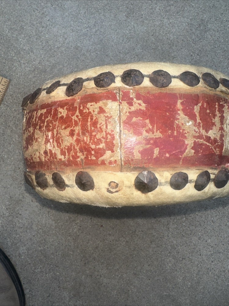 Vintage Chinese Double Sided Tom Tom Ceremonial Drum