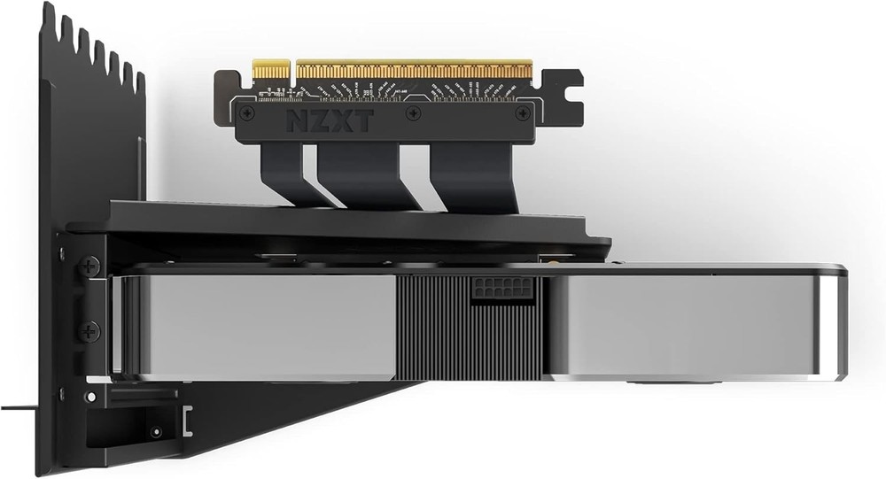 Vertical GPU Mounting Kit - -175 mm PCIe 4.0x16 Riser Cable - GPU Holder - St...