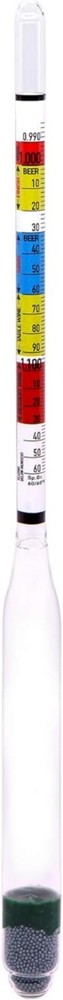 Hydrometer Glass Jar Set for Alcohol Brix Gravity Readings Home Brewing