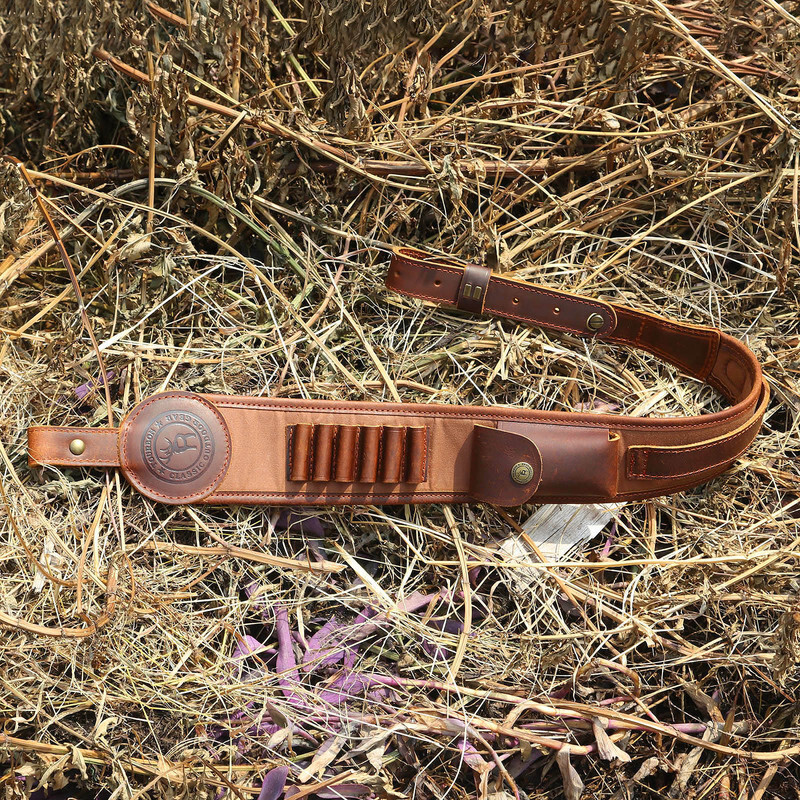 Adjustable Rifle Sling with Swivel - Accessories Pouch & Shooting Rest Loop
