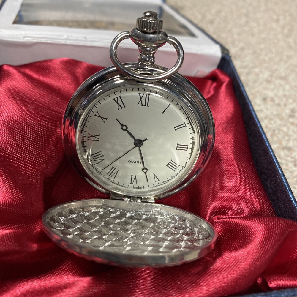 Quartz Pocket Watch New In Box