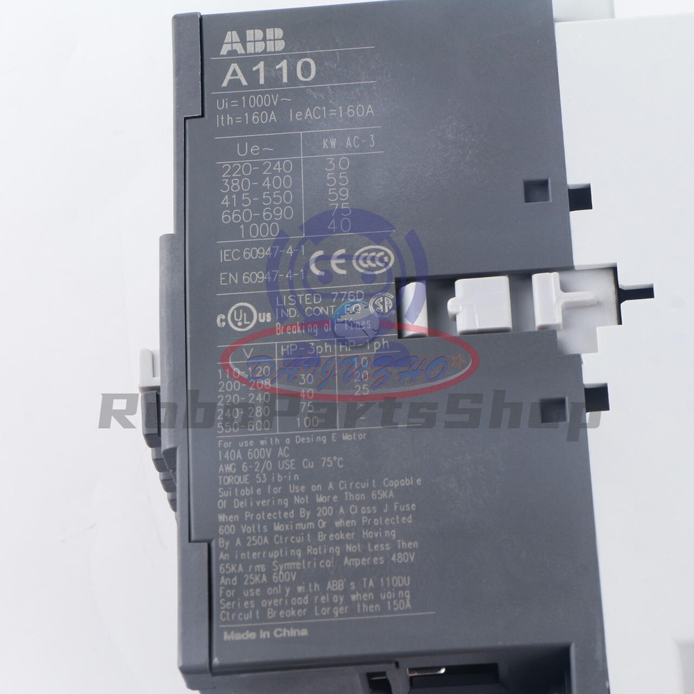 NEW ABB Contactor A110-30-11 110VAC 1pcs