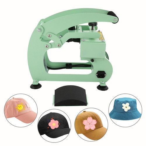Hat Heat Press Machine with Digital LCD Timer & Temperature Control for Caps