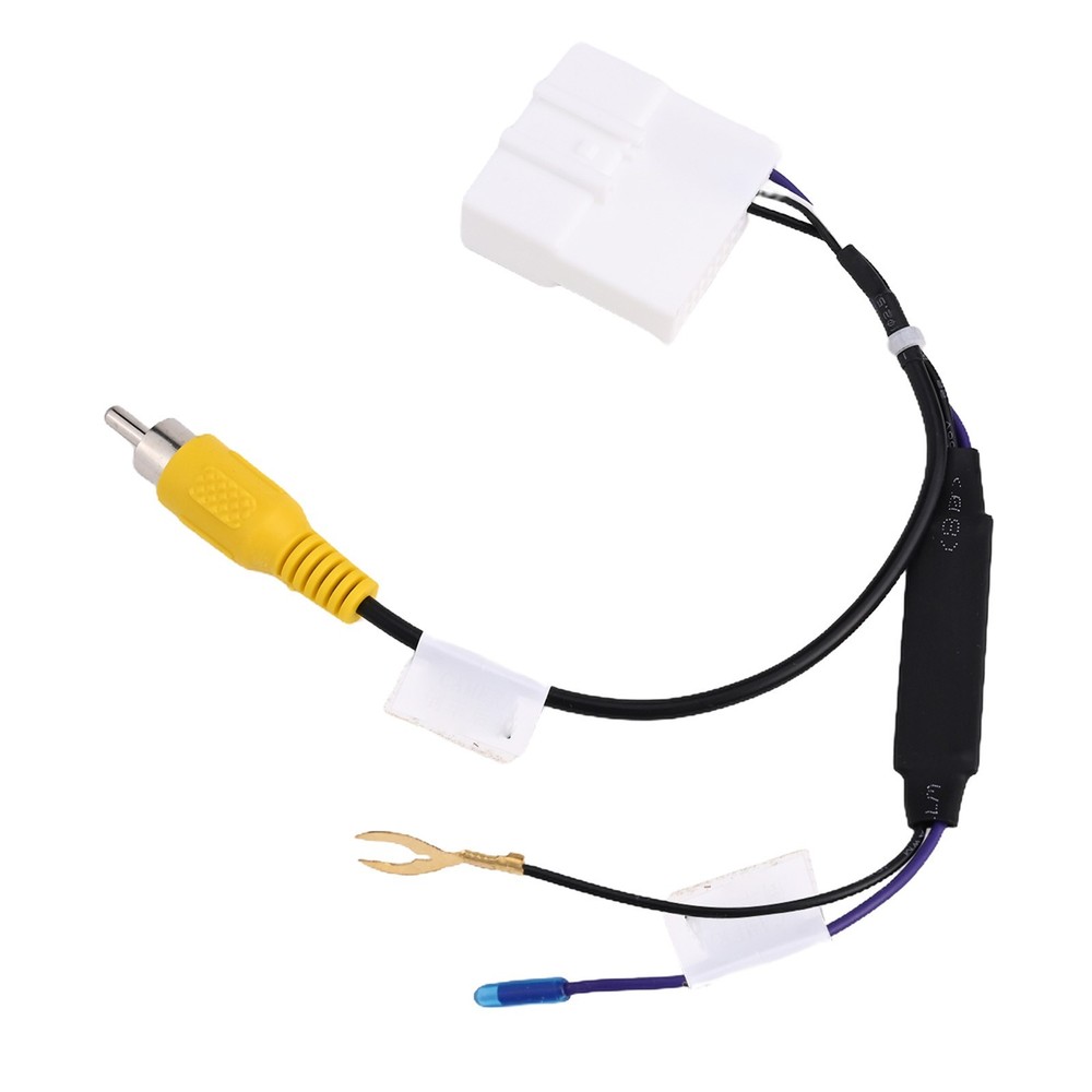 Car Reverse View Adapter Cable for KIA Black + White Easy Installation