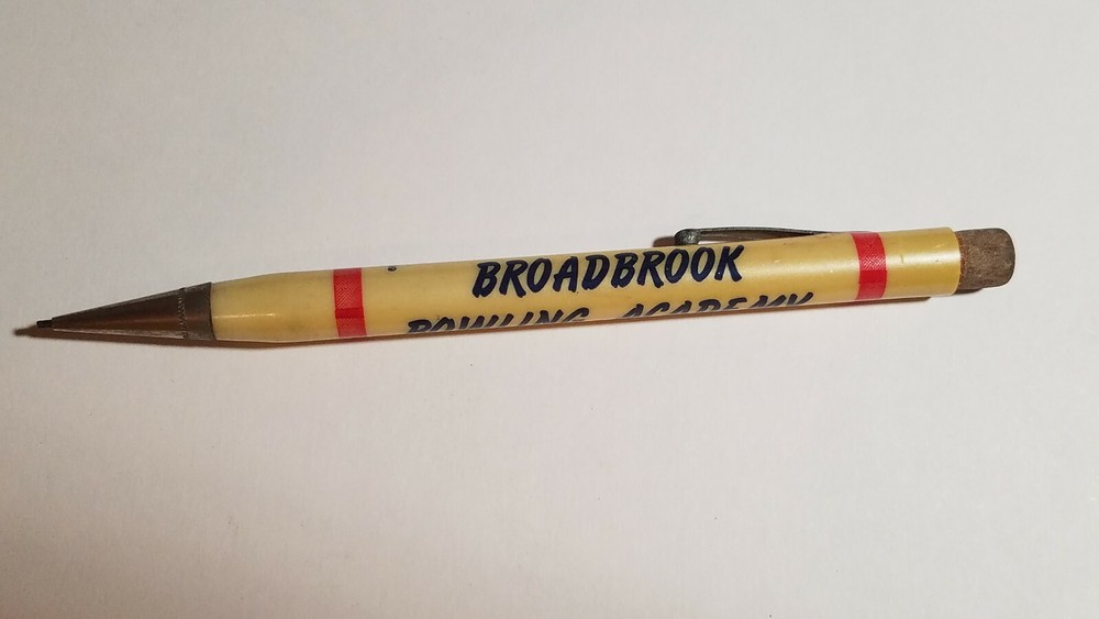 Broadbrook Bowling Academy, Vintage Mechanical Pencil