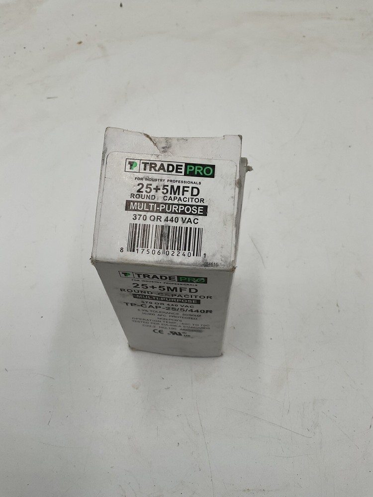 Trade Pro 25+5 MFD Multipurpose Capacitor