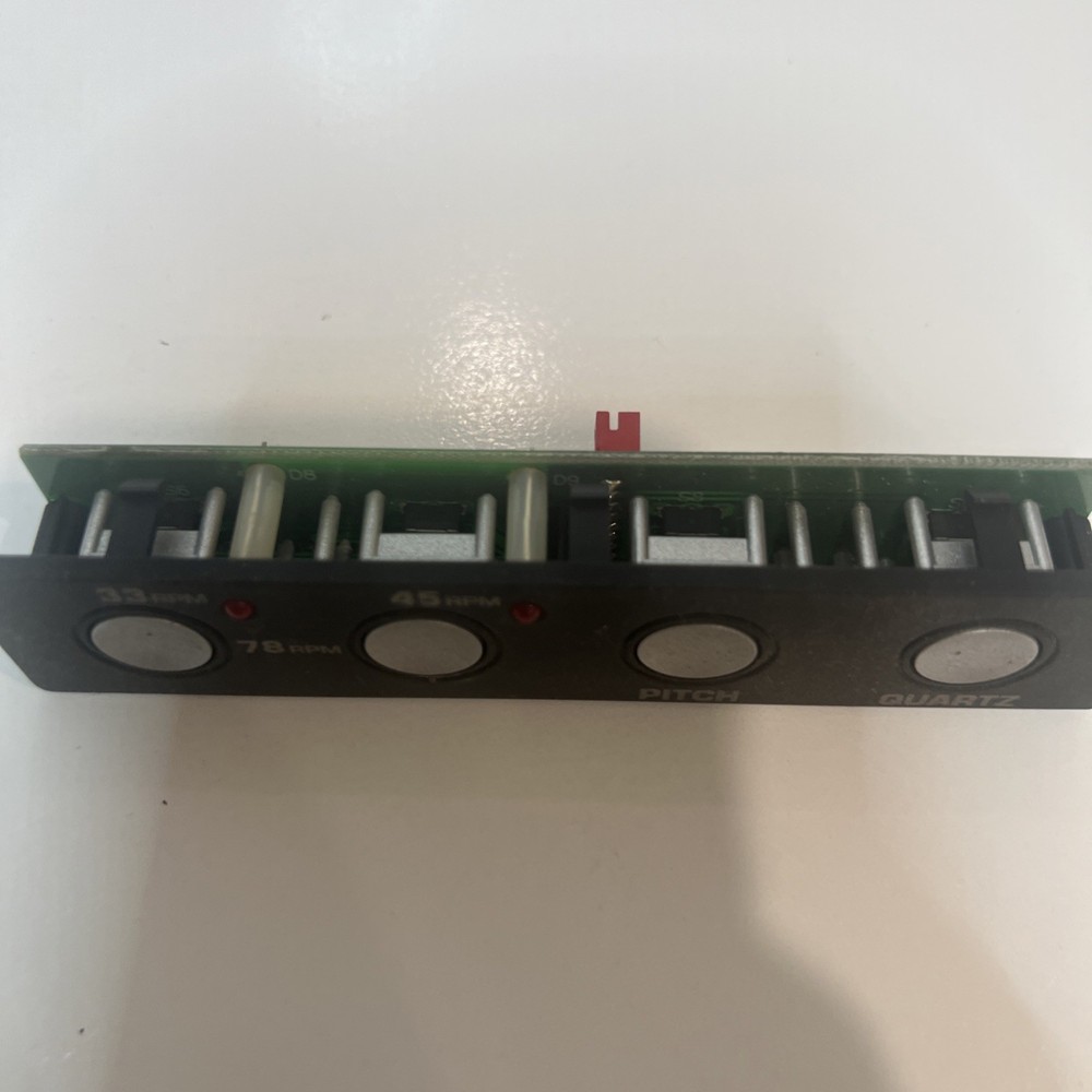 Numark TT-500 Speed & Pitch Control Button Panel 33 45 78 RPM Quartz