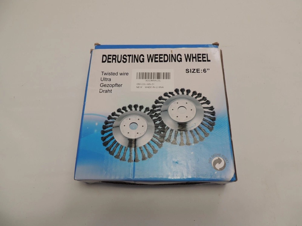 Weeding Wheel 6" Twisted Wire