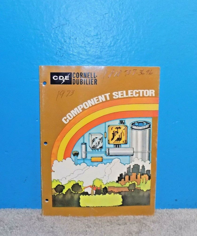 1973 Cornell Dubilier Component Selector Catalog