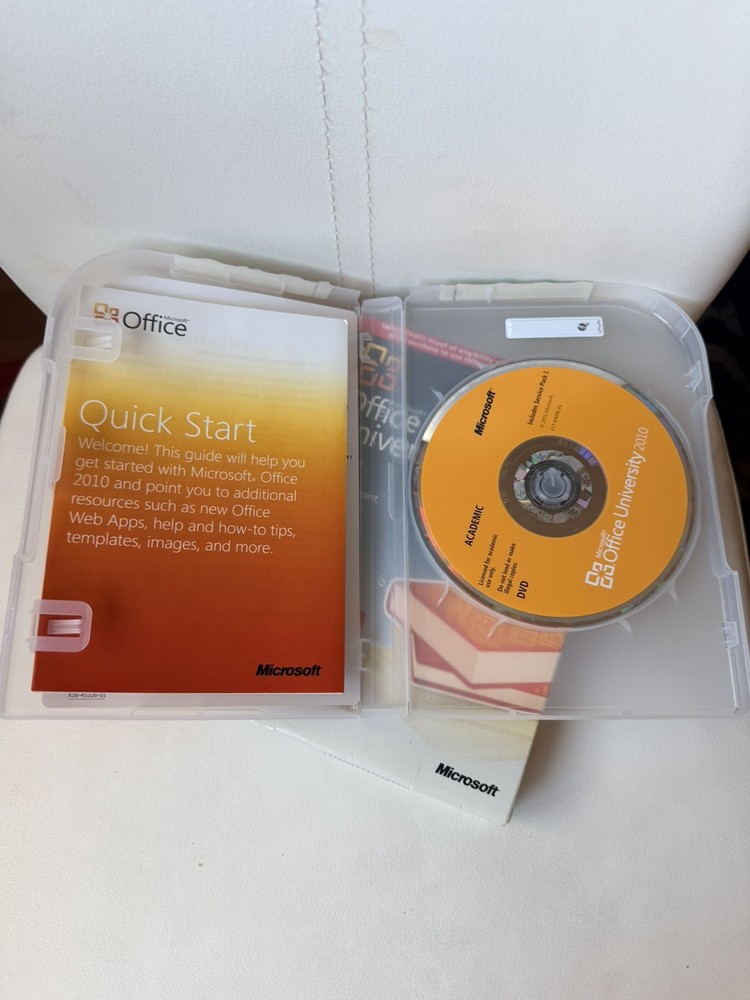 Microsoft Office University 2010 PC DVD-ROM Windows