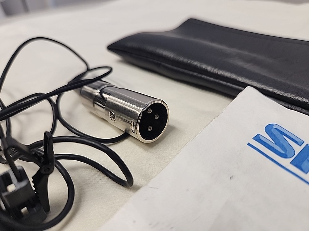 SHURE SM11 Dynamic Lavalier Microphone with Lapel Tie Clip - TESTED