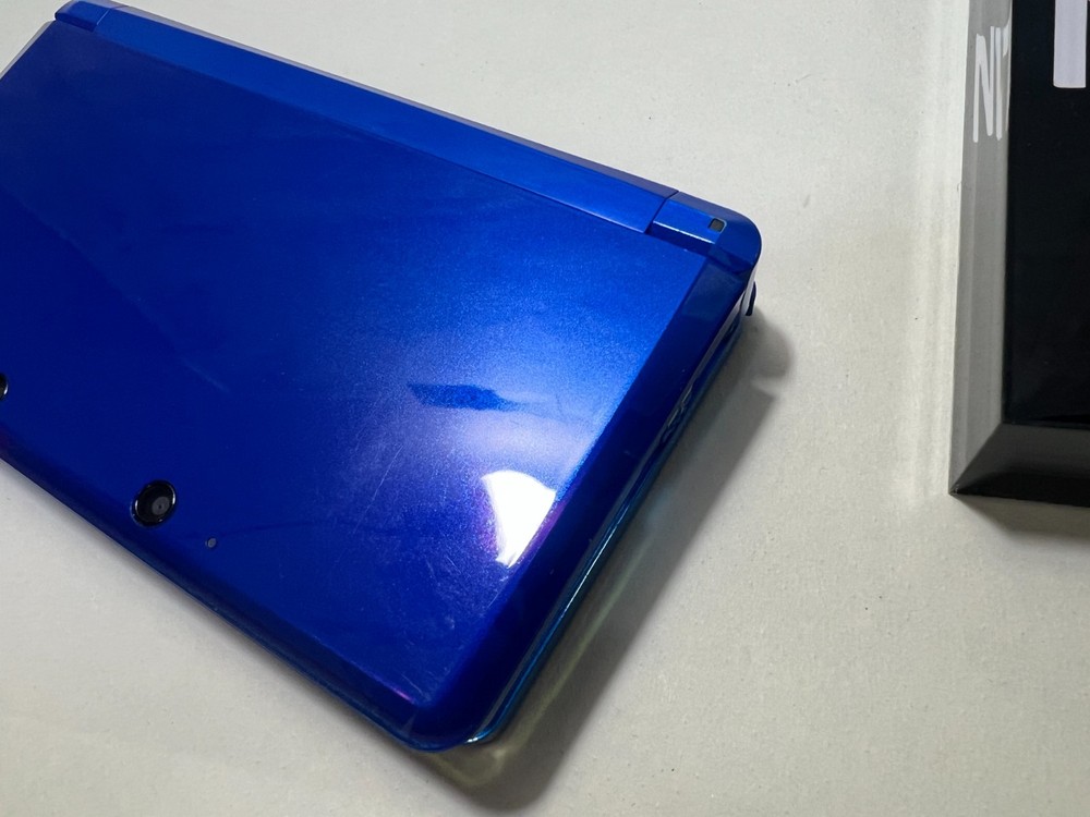 Nintendo 3DS Cobalt Blue Console Complete In Box Tested Working Excellent