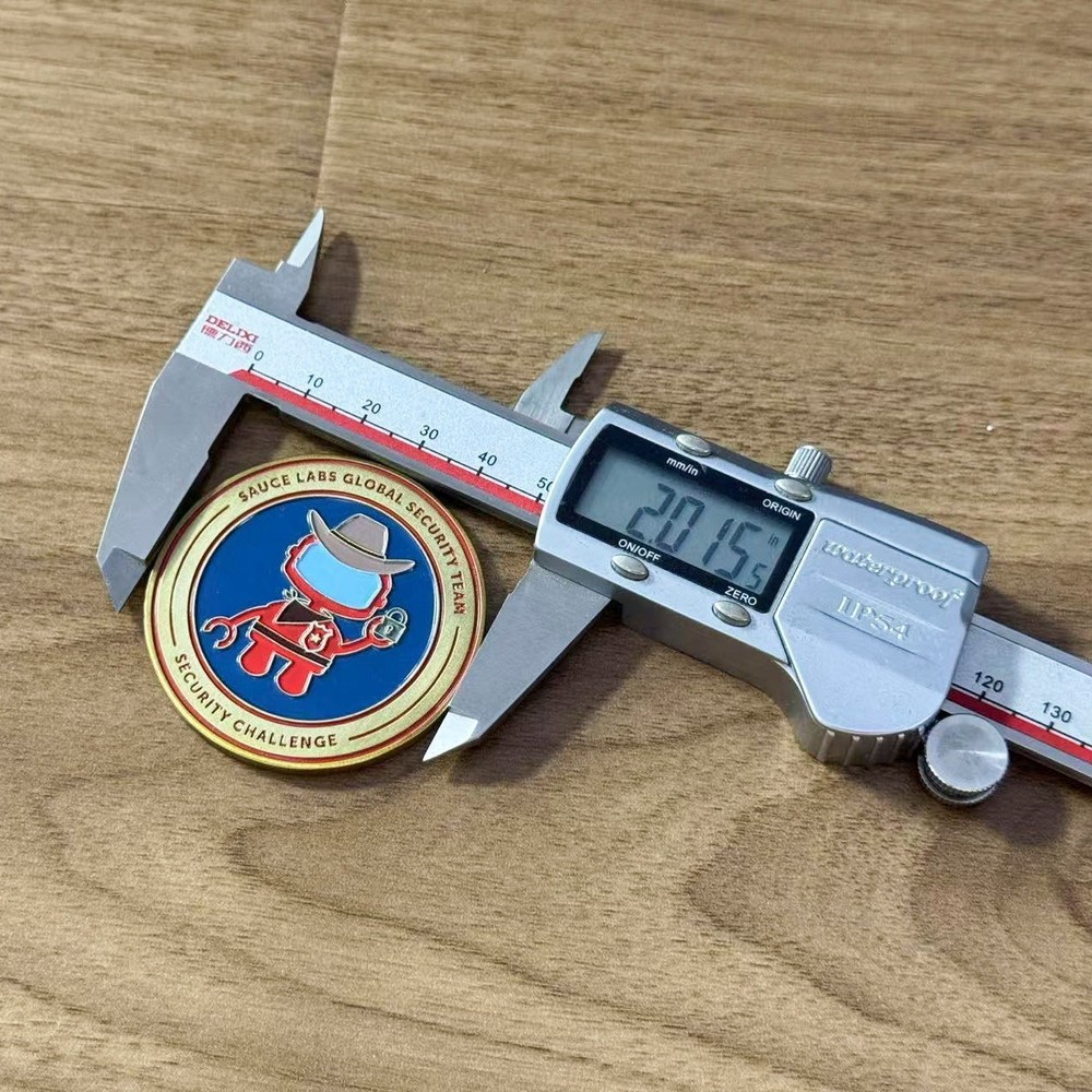 Sauce Labs Global Security Team Security Challenge Challenge Coin 3#5