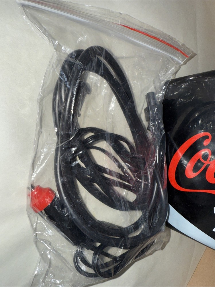Black Red Coke Zero Coca Cola Mini Fridge Compact Personal Refrigerator Retro