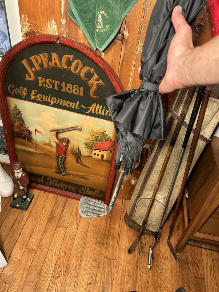 Vintage Golf Umbrella. Fully Functional