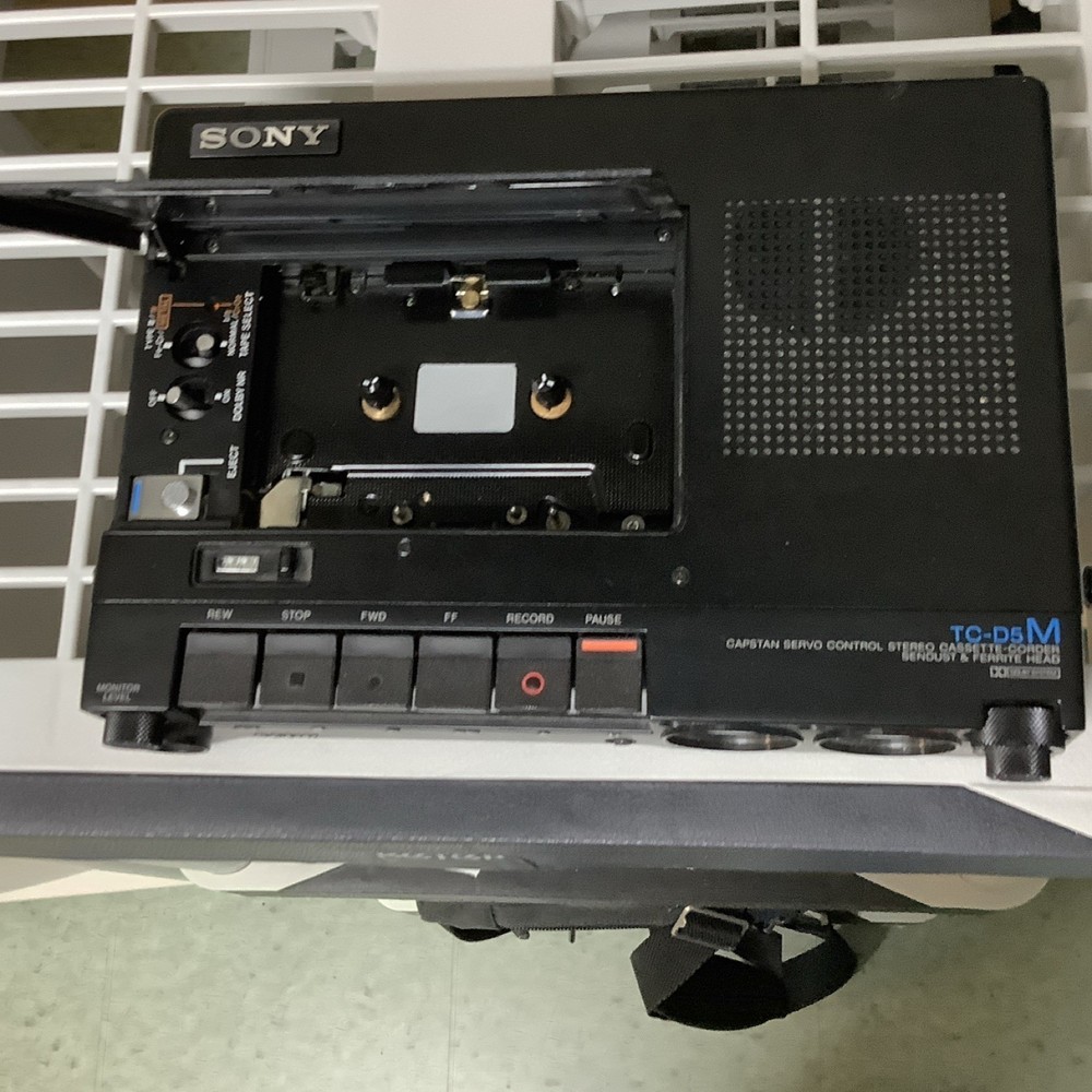 Sony TC-D5M Capstan Servo Control Stereo Cassette-Corder Sendust Ferrite Head