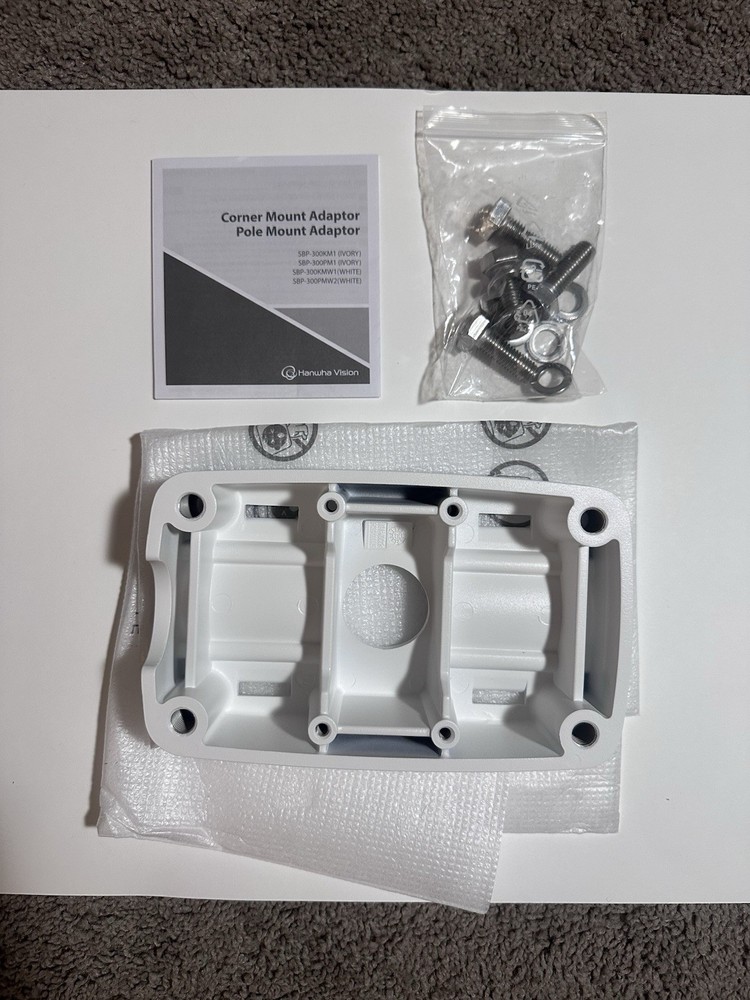 Hanwha Vision SBP-300PMW2 Pole Mount For Camera - Open Box
