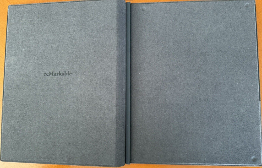 Authentic ReMarkable 2 Book Folio Case Black Premium Leather