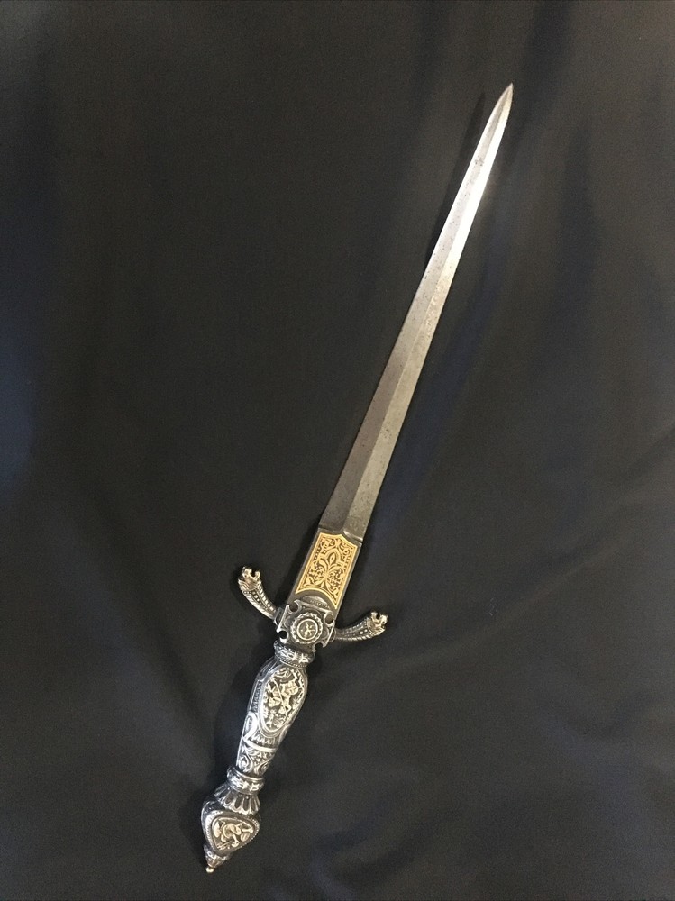 ANTIQUE SPAIN MEDIEVAL DAGGER MINT MUSEUM