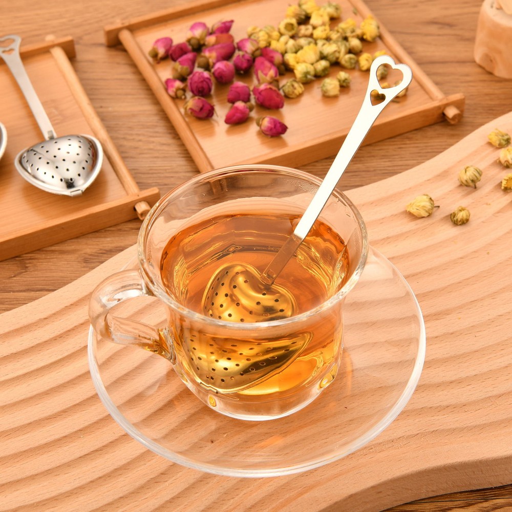 Stainless Steel Loose Tea Leaf Infuser Strainer Filter Diffuser Herbal Spice D